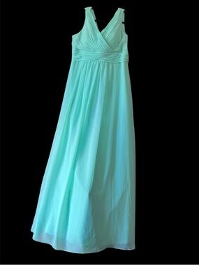 Christina Wu Celebrations BM40 Chiffon Bridesmaid Gown | Suzi Mint | Size 16